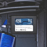 Patriot P210, 512 GB SSD Zwart, P210S512G25, SATA III