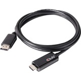 Club 3D DisplayPort 1.4 > HDMI 2.0b Active kabel Zwart, 2 meter