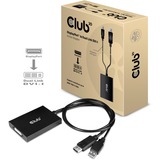 Club 3D DisplayPort to Dual Link DVI-I Active Adapter Zwart, DisplayPort to Dual Link DVI-I Active Adapter