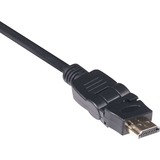 Club 3D HDMI 2.0 360° draaibare kabel Zwart, 2 meter, 4K
