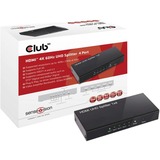 Club 3D HDMI 2.0 UHD Splitter 4 ports adapter Zwart, CSV-1380