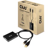 Club 3D Mini DisplayPort 1.2 > Dual Link DVI-D adapter Zwart, 0,6 meter