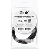 Club 3D Mini-DisplayPort naar DisplayPort 1.2 kabel Zwart, 2 meter