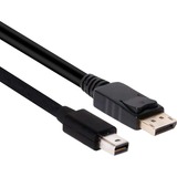Club 3D Mini-DisplayPort naar DisplayPort 1.2 kabel Zwart, 2 meter