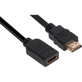 Club 3D Premium High Speed HDMI 2.0 Extension kabel Zwart, 3 meter, CAC-1321