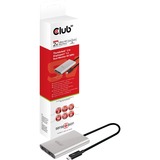 Club 3D SenseVision Thunderbolt 3 to Displayport 1.2 Dual Monitor 4K 60Hz adapter CSV-1577