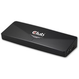 Club 3D USB 3.0 4K Docking Station Zwart, CSV-3103D