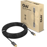 Club 3D  Ultra High Speed AOC HDMI 2.1 Gecertificeerde unidirectioneel kabel Zwart, 20 meter, 4K 120Hz, 8K 60Hz, 48Gbps