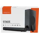 Creative Stage soundbar Zwart, Bluetooth