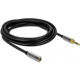 Stereo Jack 3,5 mm 3-Pin male > female verlengkabel