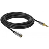 Stereo Jack 3,5 mm 3-Pin male > female verlengkabel