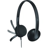 Logitech USB Headset H340 on-ear  Zwart, Retail