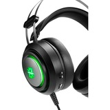 Sharkoon SKILLER SGH30 over-ear gaming headset Zwart, RGB leds, PC's/Notebooks, PlayStation 5, PlayStation 4