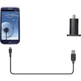 Trust 5W Car Charger met Micro-USB-kabel oplader Zwart, 19347