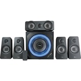 Trust GXT 658 Tytan 5.1 Surround Speaker System luidspreker Zwart/blauw, 21738