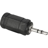 goobay Adapter 2.5 mm male Jack > 3.5 mm female port Zwart/zilver, Stereo