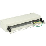 DeLOCK Keystone Desktop Patch Panel 12 Port patchpaneel Wit