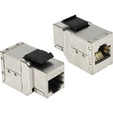 Keystone RJ45 Bu-Bu Cat6a metall keystone module