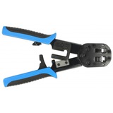 DeLOCK RJ45 Crimp + Cut set krimptang Zwart/blauw