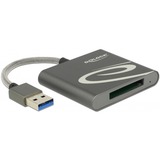 DeLOCK USB 3.0 kaartlezer voor XQD 2.0 geheugenkaarten antraciet