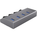 ICY BOX IB-Hub1405 usb-hub Zilver