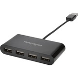 Kensington USB 2.0-Hub met 4 poorten usb-hub Zwart