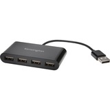 Kensington USB 2.0-Hub met 4 poorten usb-hub Zwart