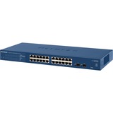 Netgear GS724T switch Blauw