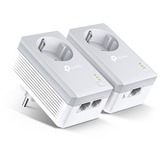 TP-Link TL-PA4022P Kit AV600 2-port Powerline Starter Kit Wit
