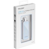 TP-Link UE200 USB 2.0 naar Ethernet Netwerk Adapter Wit, 10/100 Mbit/s