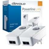 devolo dLAN 550 duo+ Powerline kit Wit