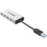 ICY BOX IB-AC6104 USB 3.0 Hub 4 Port usb-hub Zilver/zwart