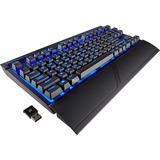 Corsair K63 Wireless Mechanical Gaming Keyboard Zwart, US lay-out, Cherry MX Red, TKL, blauwe leds