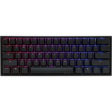 Ducky One 2 Mini RGB DKON1861ST, gaming toetsenbord Zwart/wit, US lay-out, Cherry MX Brown, RGB leds, 60%, PBT double-shot