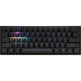 Ducky One 2 Mini RGB DKON1861ST, gaming toetsenbord Zwart/wit, US lay-out, Cherry MX Red, MX Red, US Lay-out, RGB leds, 60%, PBT Double Shot