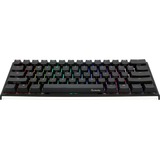 Ducky One 2 Mini RGB DKON1861ST, gaming toetsenbord Zwart/wit, US lay-out, Cherry MX Red, MX Red, US Lay-out, RGB leds, 60%, PBT Double Shot
