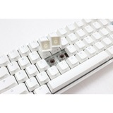 Ducky One 2 Mini RGB Pure White DKON1861ST, gaming toetsenbord Wit, US lay-out, Cherry MX Red, RGB leds, 60%, PBT double-shot