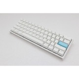 Ducky One 2 Mini RGB Pure White DKON1861ST, gaming toetsenbord Wit, US lay-out, Cherry MX Red, RGB leds, 60%, PBT double-shot