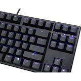 Ducky One TKL DKON1687S, gaming toetsenbord US lay-out, Cherry MX Brown, MX Brown, US lay-out, Blauwe leds, TKL, PBT Double Shot