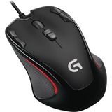 Logitech G300s gaming muis Antraciet/zwart, 200 - 2500 dpi, Meerkleurige verlichting