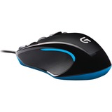Logitech G300s gaming muis Antraciet/zwart, 200 - 2500 dpi, Meerkleurige verlichting