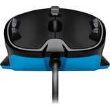 Logitech G300s gaming muis Antraciet/zwart, 200 - 2500 dpi, Meerkleurige verlichting