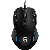Logitech G300s gaming muis Antraciet/zwart, 200 - 2500 dpi, Meerkleurige verlichting