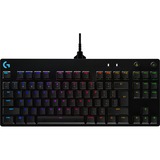 Logitech G PRO Mechanical Gaming Keyboard Zwart, US-International, GX Blue (Clicky), TKL