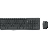 Logitech MK235 Wireless Keyboard en Mouse, desktopset Zwart, US lay-out