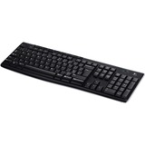 Logitech Wireless Keyboard K270 Zwart, EU lay-out (QWERTY), Rubberdome