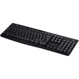 Logitech Wireless Keyboard K270, toetsenbord Zwart, EU lay-out (QWERTY), Rubberdome, Retail