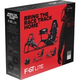 Next Level Racing F-GT Lite Foldable racingsimulator Zwart/rood