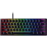 Razer Huntsman Mini RGB gaming toetsenbord Zwart, US lay-out (QWERTY), Razer Clicky Optical (Purple), 60%, RGB leds, TKL