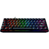 Razer Huntsman Mini, gaming toetsenbord Zwart, US lay-out, Razer Clicky Optical (Purple), RGB leds, TKL